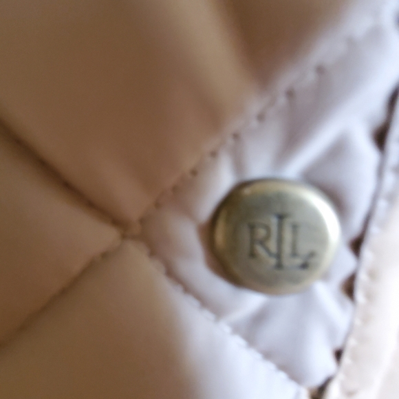 Ralph Lauren Women's Birch Tan. NWT. LARGE. QUILTED - Picture 8 of 14